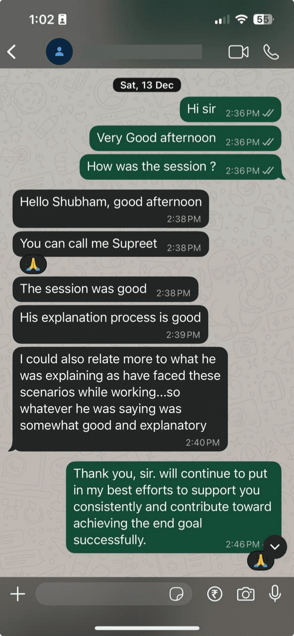 Customer review