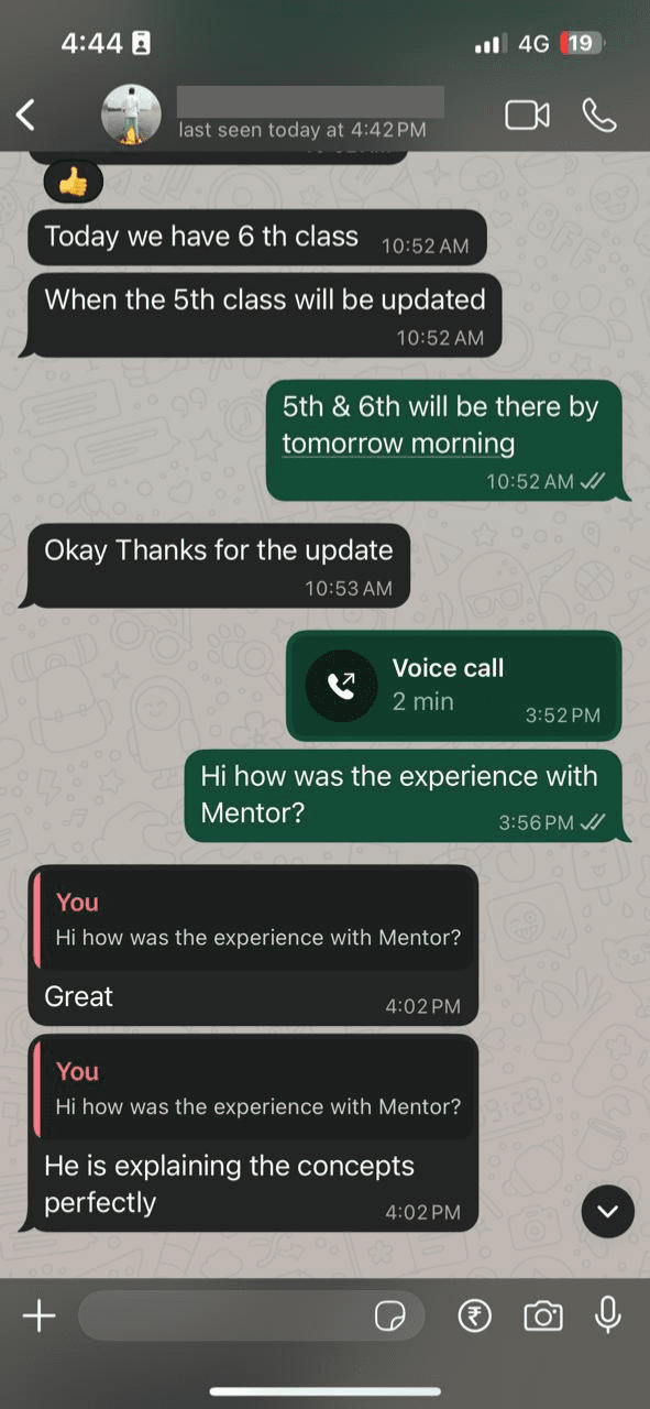 Customer review